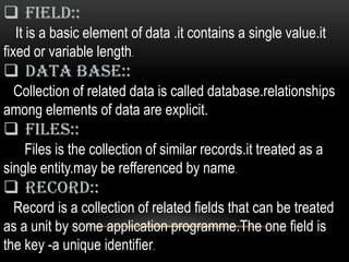 file system in operating system | PPTX