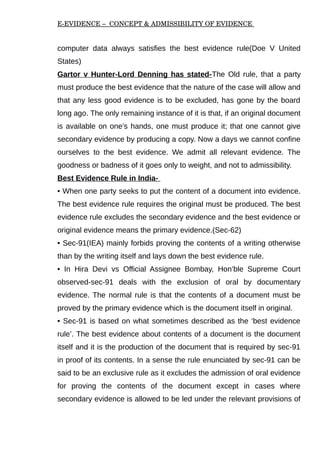 Useful article on e evidnce | PDF