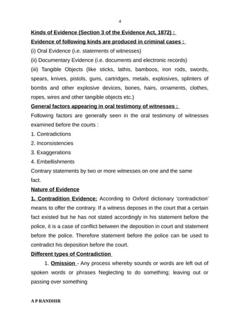 Useful article on evidence act | PDF
