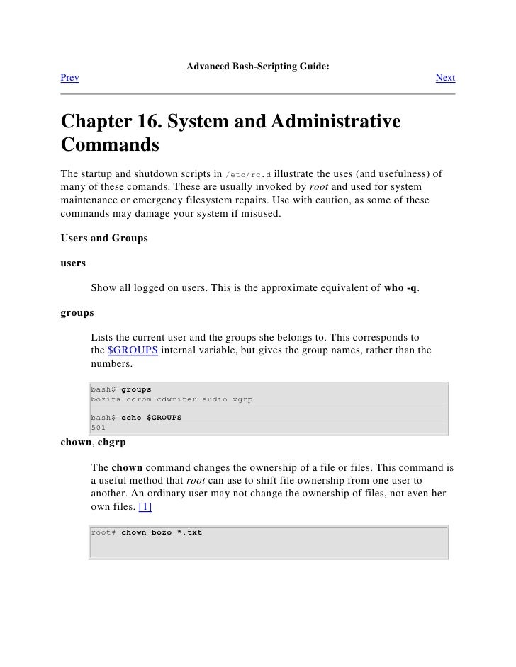 Linux System Admin Useful Commands - 