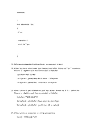 Useful c programs | DOC