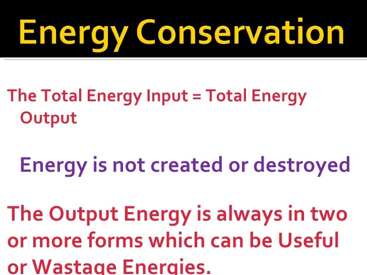 Useful Energy