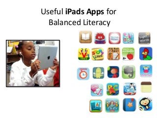 Useful iPads Apps for Balanced Literacy  