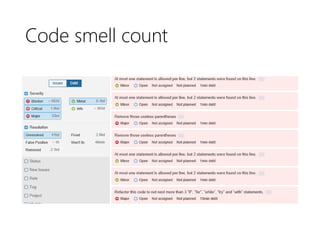 Code smell count