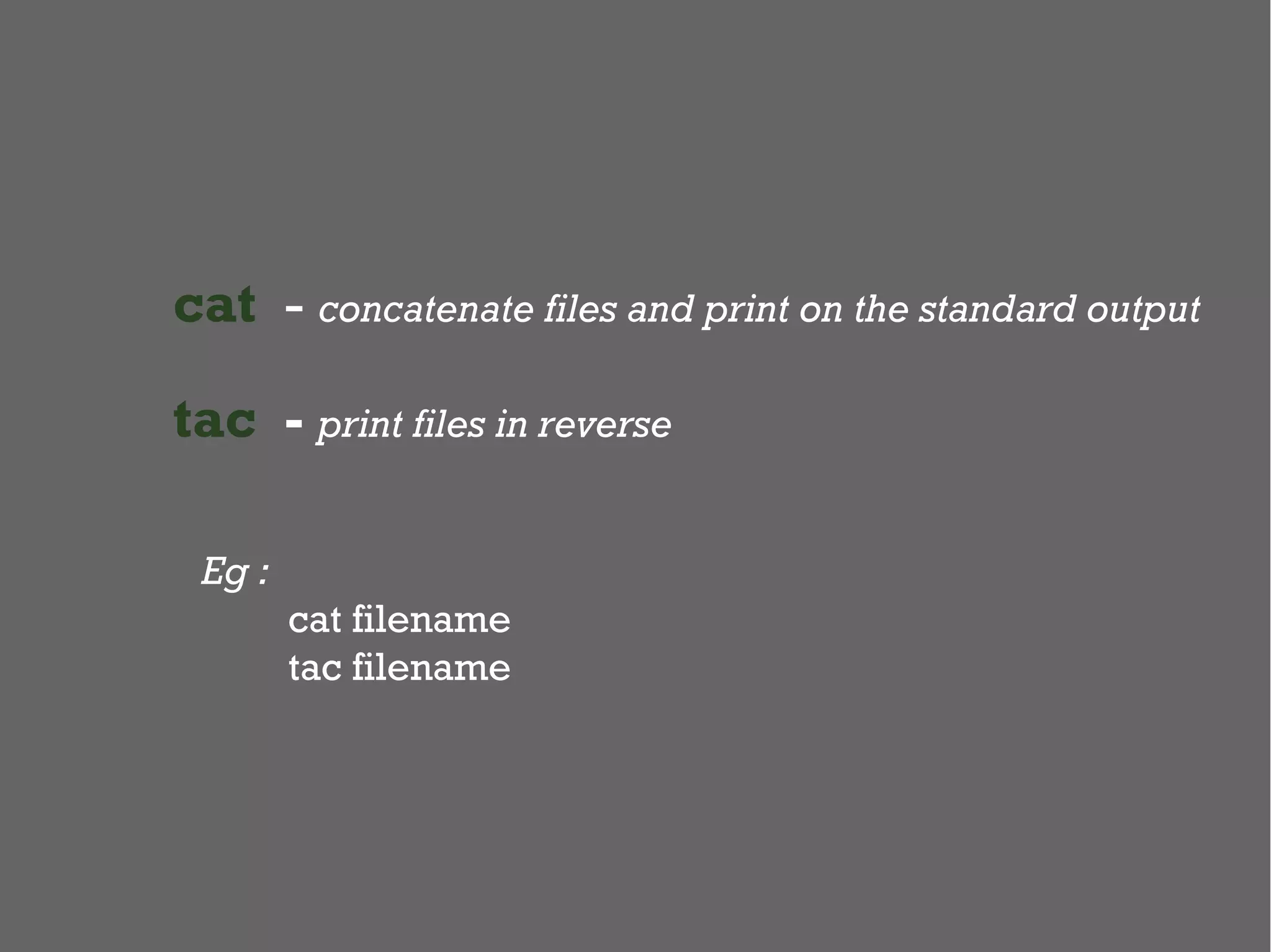 Useful Linux Commands | PPT | Free Download