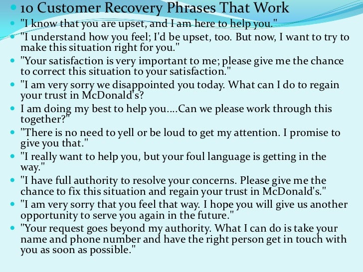 Useful Phrases For Customer Service