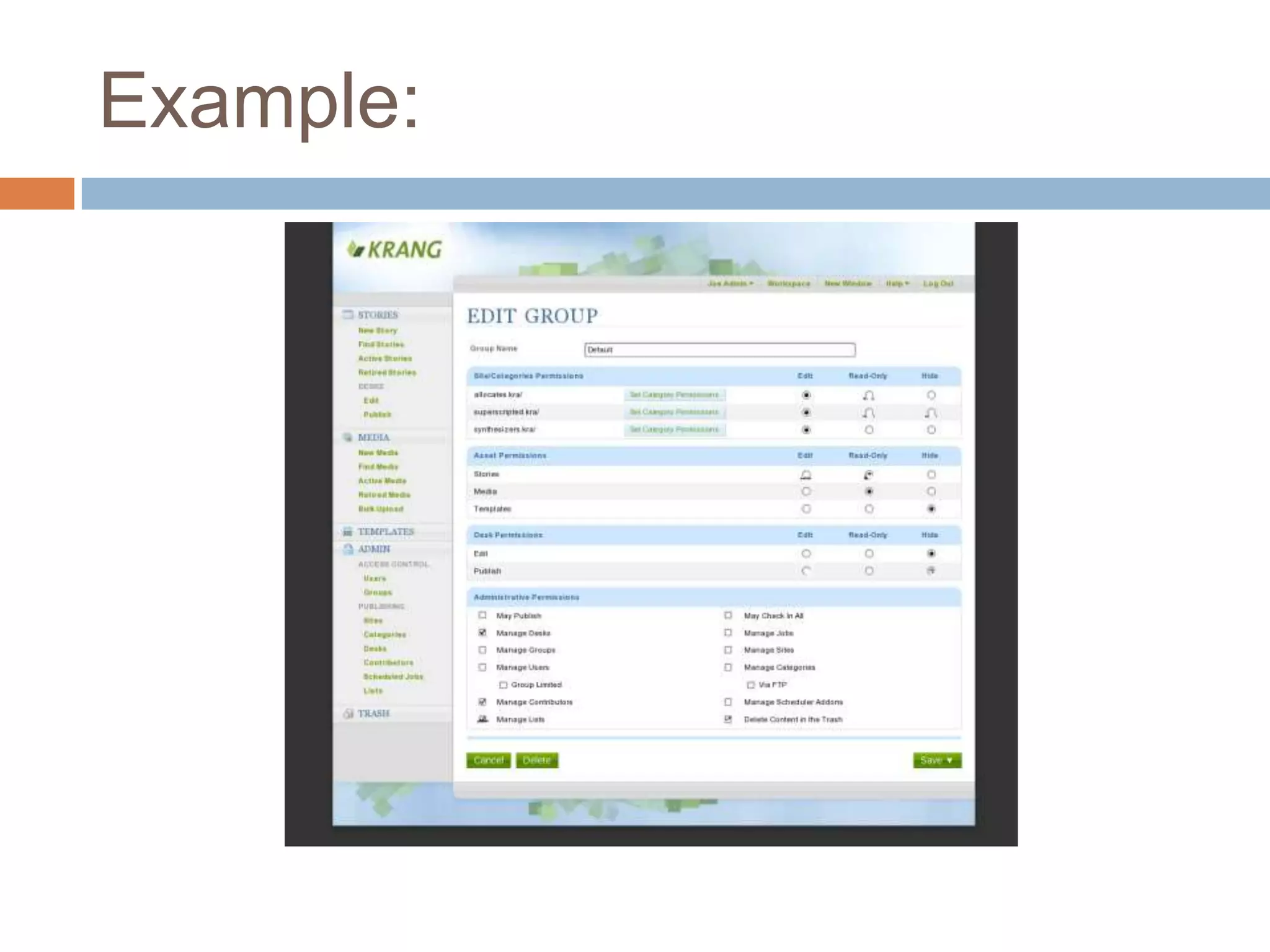 An internal simple and advanced search to find published and unpublished articles