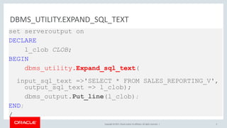 Useful PL/SQL Supplied Packages | PPTX