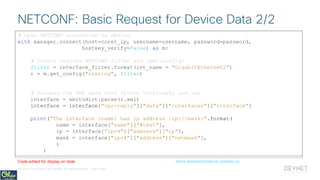 Useful Python Libraries for Network Engineers - PyOhio 2018 | PDF