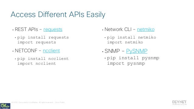 Useful Python Libraries for Network Engineers - PyOhio 2018