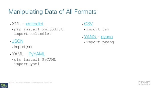 Useful Python Libraries for Network Engineers - PyOhio 2018