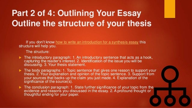 strategies for writing a synthesis essay