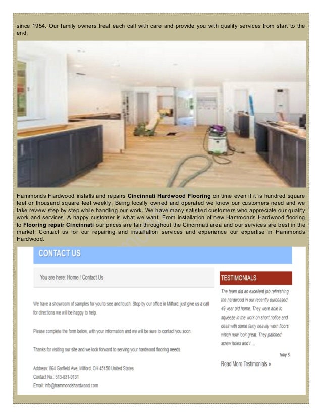 We Provide You Hardwood Floor Commercial Cincinnati