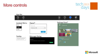 More controls
 