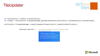 TileUpdater
 