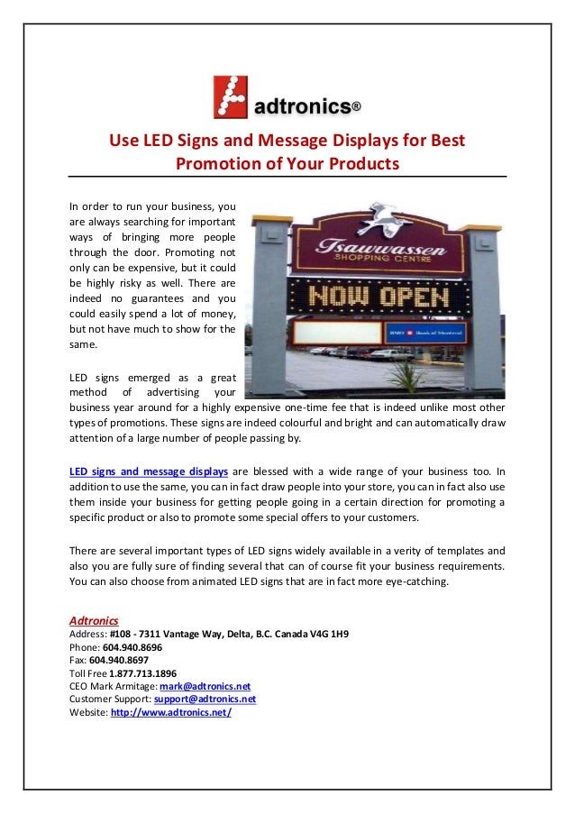 use led signs and message displays for best promotion of your products special offer signs template