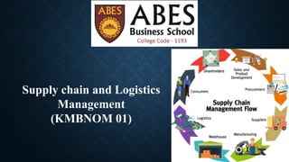 supply chain and logistics ppt management | PPTX