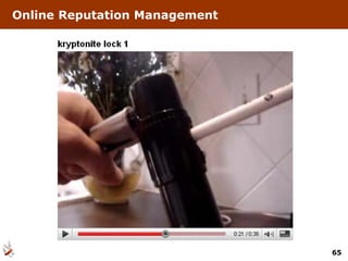Online Reputation Management




                               65
 