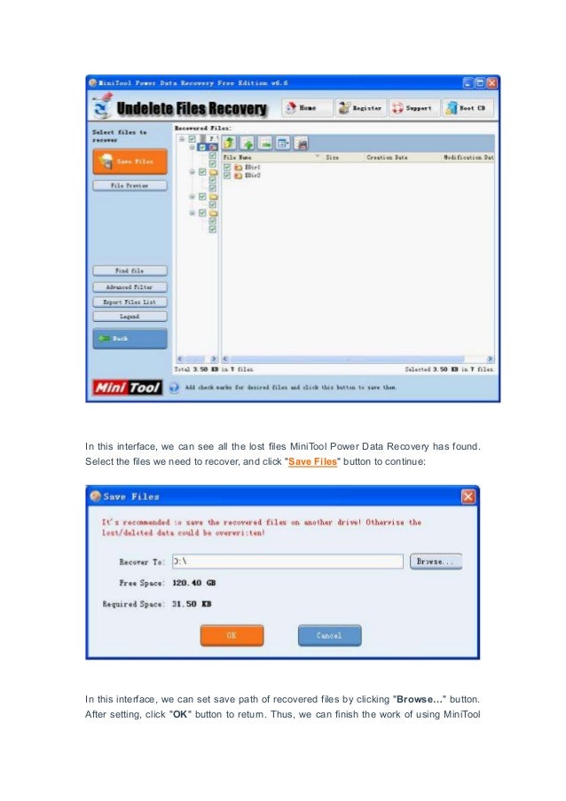 Minitool power data recovery 7.5 key