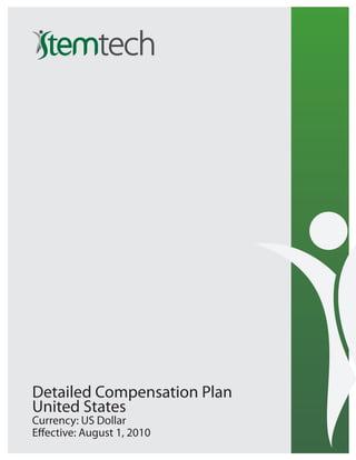 Detailed Compensation Plan
United States
Currency: US Dollar
Effective: August 1, 2010
 