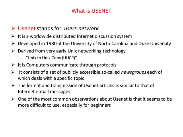 Usnernet Model What is Usenet? | PDF | Computer Networking | Computing
