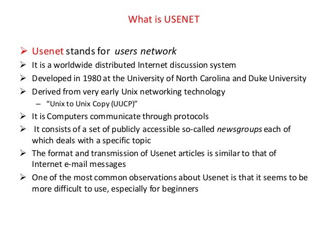 What Is Usenet