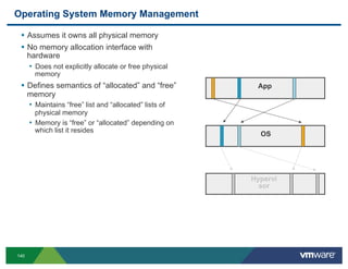 Operating System Memory Management

 •  Assumes it owns all physical memory
 •  No memory allocation interface with
      ...