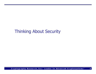 Using FreeBSD to Design a Secure Digital Cinema Server (Usenix 2004)