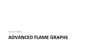 Flame	graphs	can	be	generated	for	stack	traces	from	any	Linux	event	source	
 