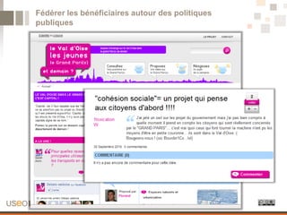 Fédérer les bénéficiaires autour des politiques
publiques
 