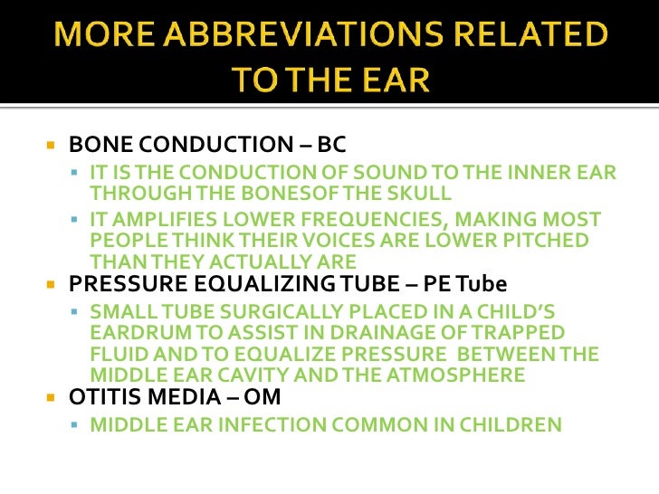 Use Of Abbreviations In Medical Terminology