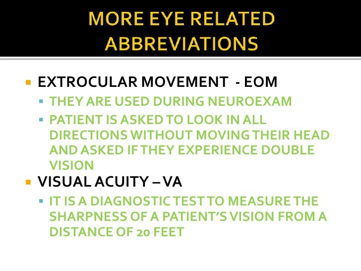 Use Of Abbreviations In Medical Terminology