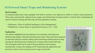 Use of AI in Pest Management for credit seminar topic | PPTX