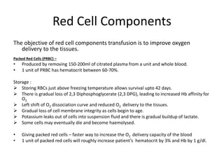Use of Blood Components in Clinical Practice - Part 1 | PPTX