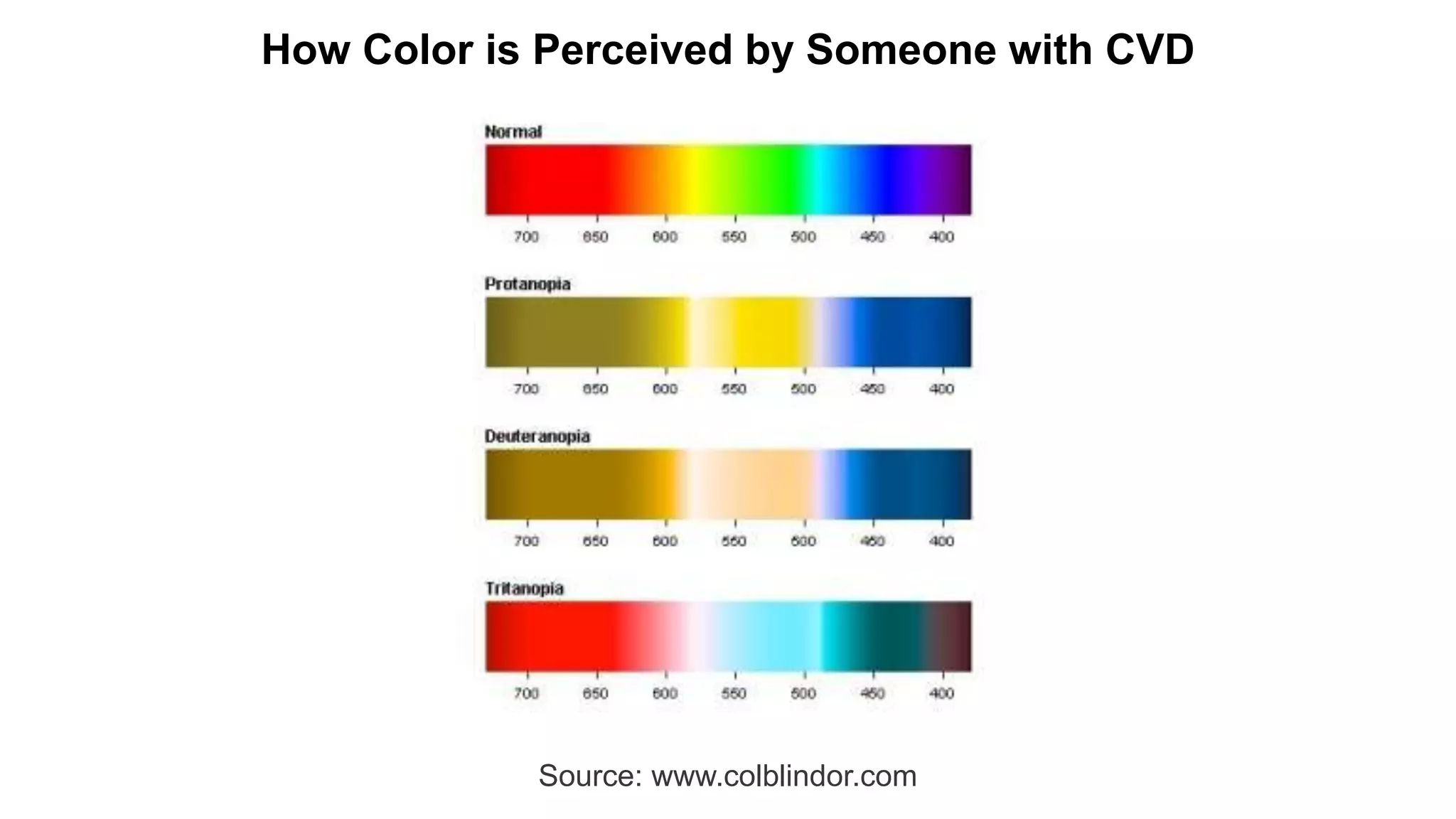 How Color is Perceived by Someone with CVD
Source: www.colblindor.com
 