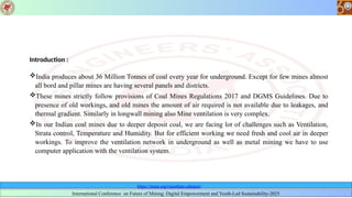 Advanced Use of Computer Technology in Underground Coal Mine ...