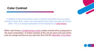 USE OF CONTRAST AS AN EXPRESSION ELEMENT OF ART.pptx