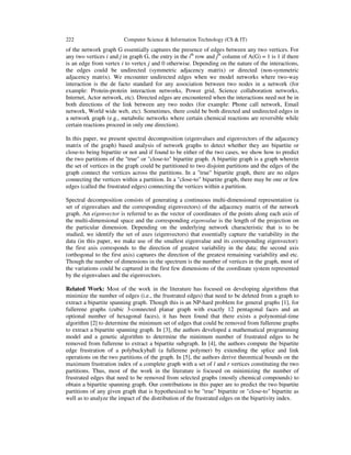 Use of eigenvalues and eigenvectors to analyze bipartivity of network ...