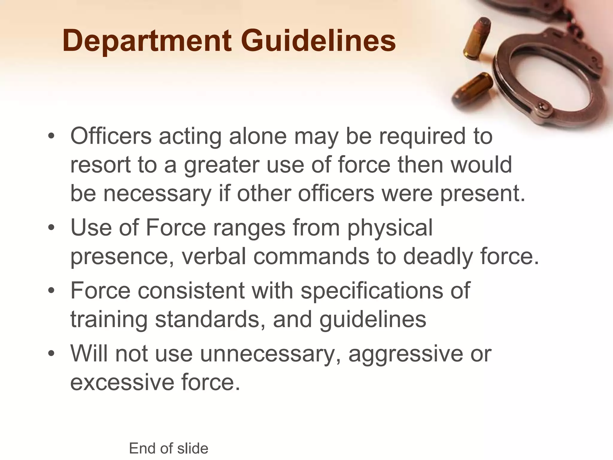 Use Of Force 09