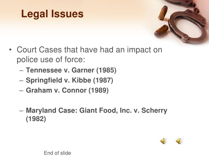 tennessee v garner 1985 essay In 1985, the us supreme court case of tennessee v garner declared the “fleeing felon doctrine” unconstitutional - answered by a verified writer. tennessee v garner 1985 essay In 1985, the us supreme court case of tennessee v garner declared the “fleeing felon doctrine” unconstitutional - answered by a verified writer.
