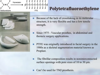 Use of grafts & alloplastic material in maxillofacial trauma | PPTX