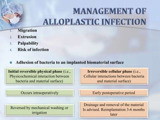 Use of grafts & alloplastic material in maxillofacial trauma | PPTX
