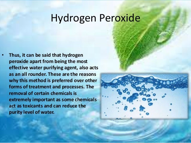 What are some uses of hydrogen peroxide?