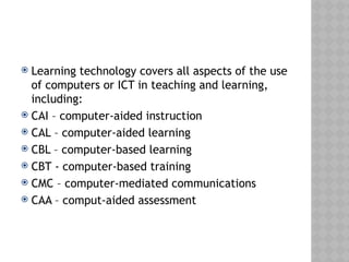 USE OF ICT IN TEACHING AND LEARNING.pptx