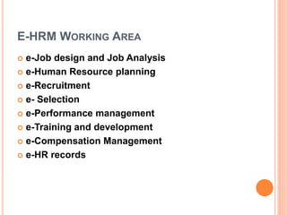 Use of Information Technology in Human Resource Management | PPTX