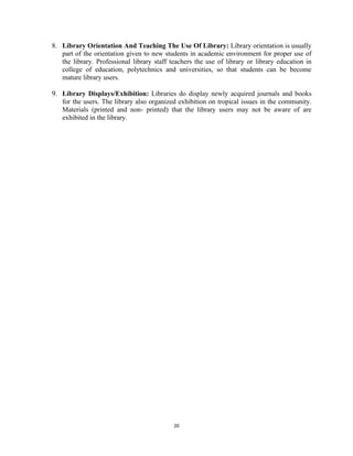 Usually Library Use Of Library (new).pdf.library users . | PDF
