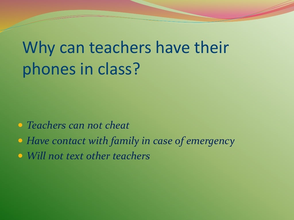 USE OF MOBILE PHONE IN SCHOOLS/COLLEGES