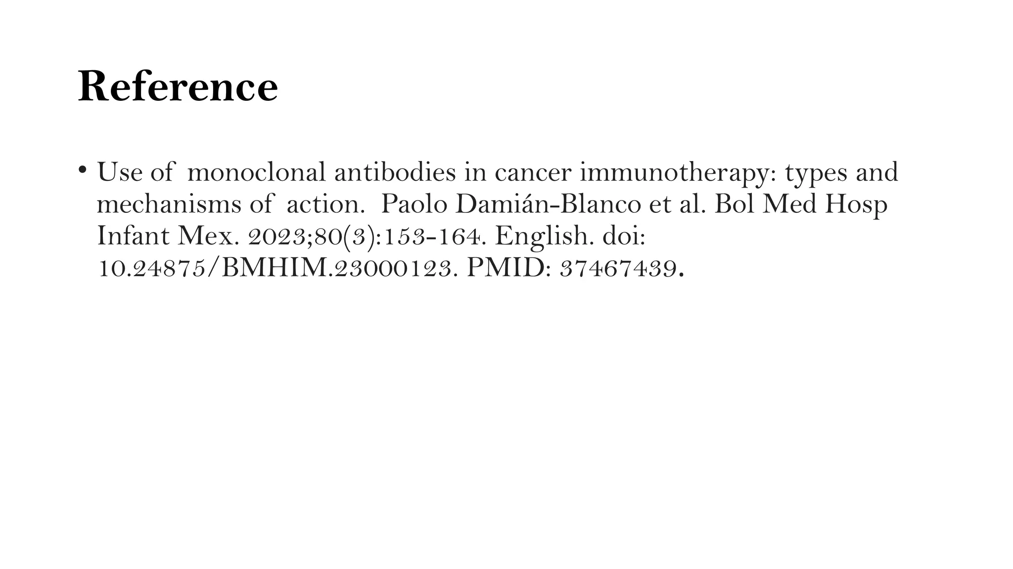 Use of monoclonal antibodies in cancer immunotherapy.pptx