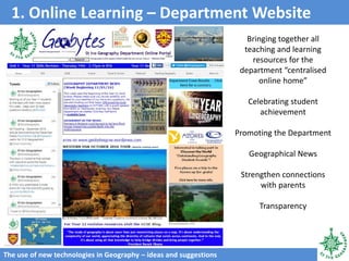 Use of new Technologies in Geography | PPT