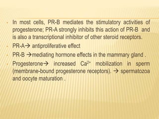 Use of progesterone in obstetrics & gynaecology namkha presents | PPTX